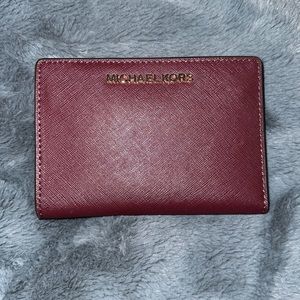 Burgundy Michael Kors Wallet